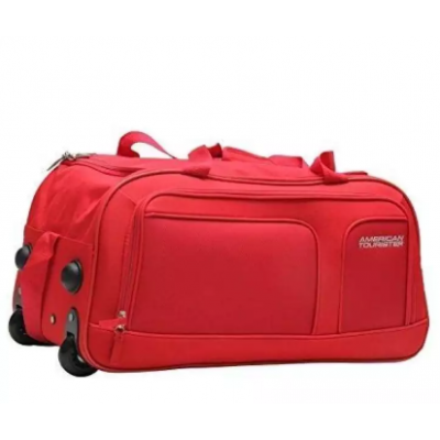 American Tourister Aegis Core 55cm Wheel Duffel Trolley Red